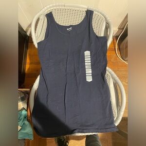 Womens Navy Duluth No Yank Tank